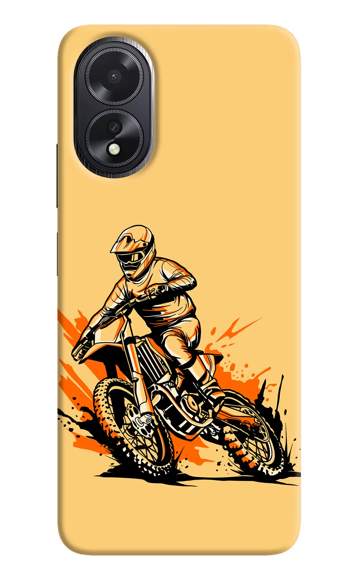 Off-Road Fury Oppo A18/Oppo A38 Hard Case Back Cover by Casekaro