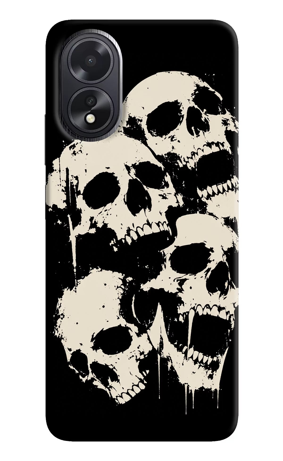 Dead Stack Oppo A18/Oppo A38 Hard Case Back Cover by Casekaro