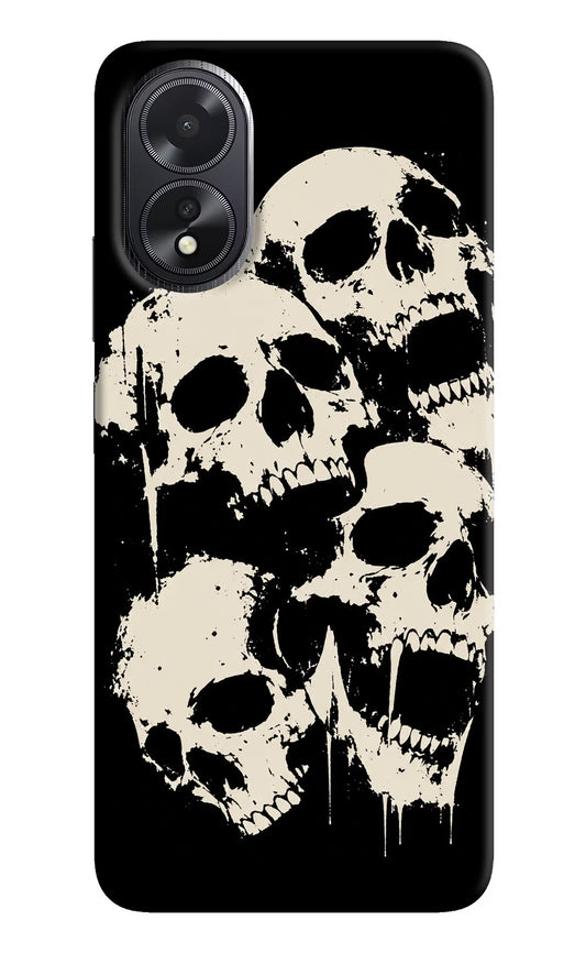 Dead Stack Oppo A18/Oppo A38 Hard Case Back Cover by Casekaro
