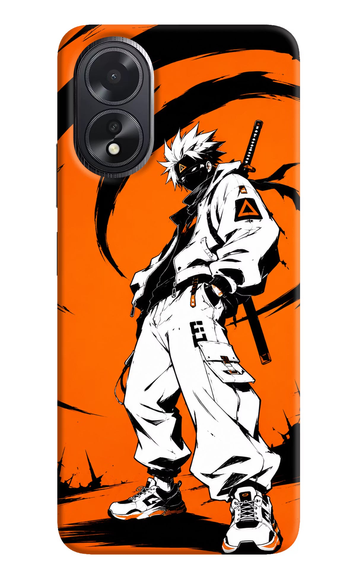 Street Samurai  Oppo A18/Oppo A38 Hard Case Back Cover by Casekaro