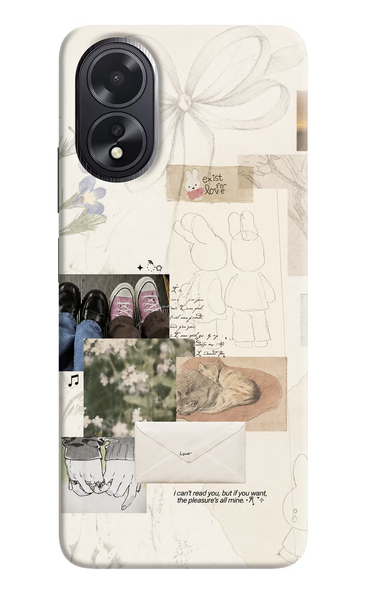 Soft Aesthetic Oppo A18/Oppo A38 Back Cover