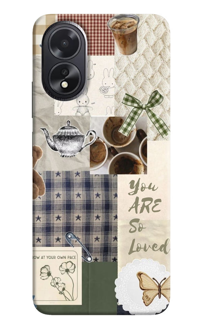 Cookie Oppo A18/Oppo A38 Hard Case Back Cover by Casekaro