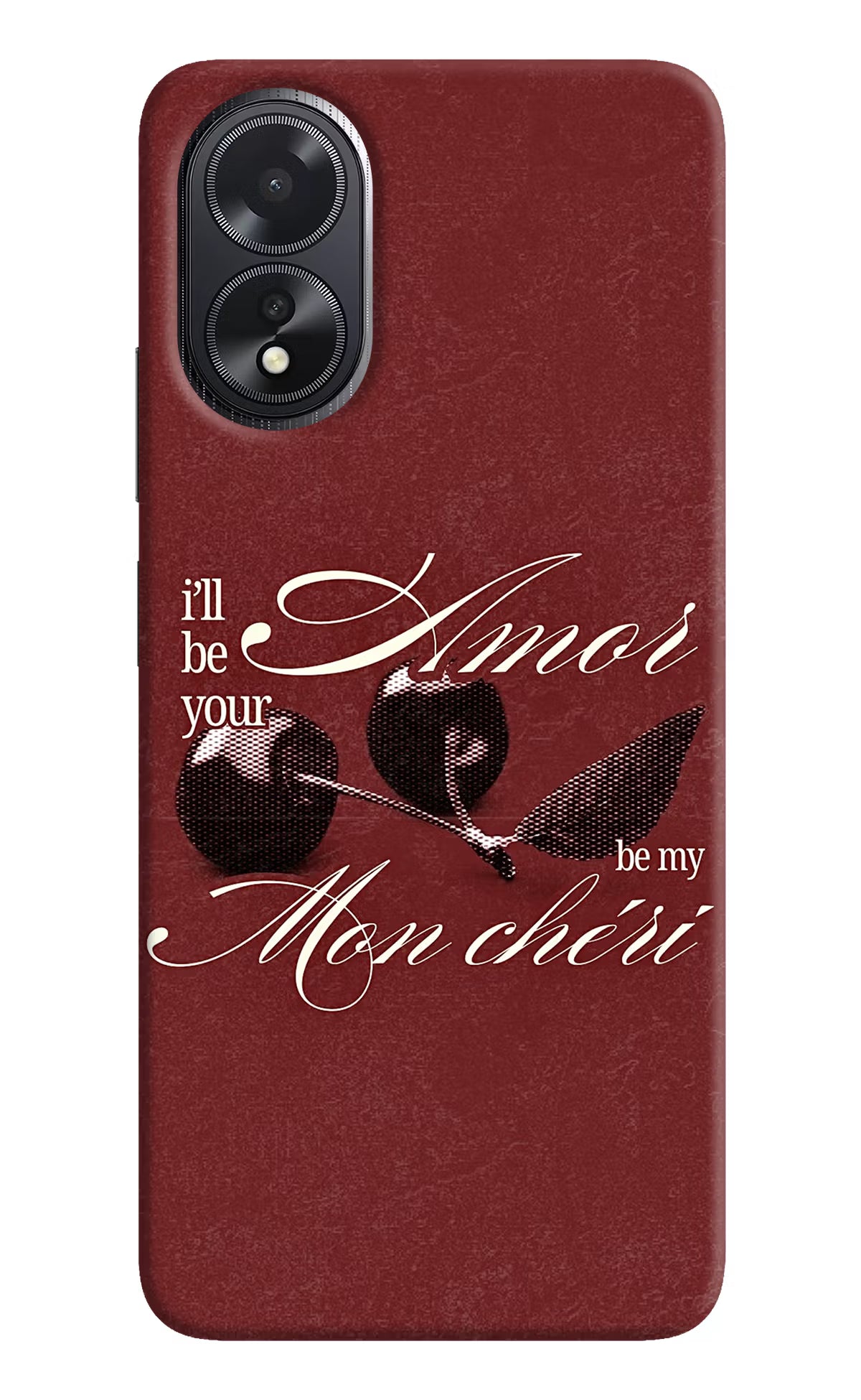 Velvet Cherry Oppo A18/Oppo A38 Back Cover