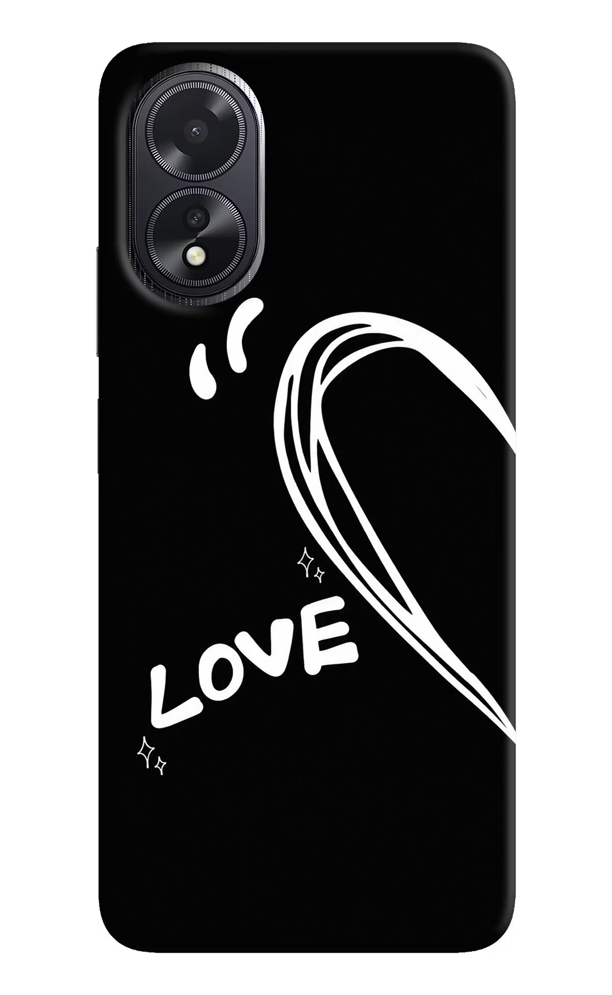 Love Line Oppo A18/Oppo A38 Back Cover