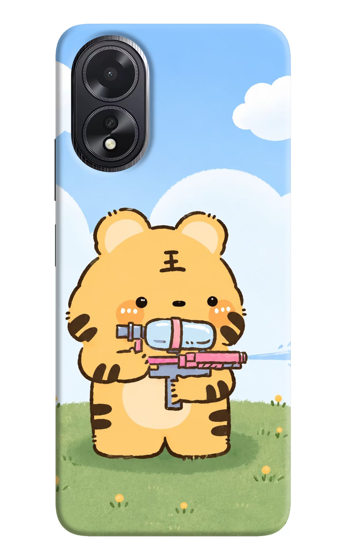 Tiger Treat Oppo A18/Oppo A38 Back Cover