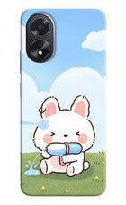 Bunny Treat Oppo A18/Oppo A38 Hard Case Back Cover by Casekaro