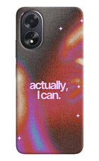 Pink Aura Oppo A18/Oppo A38 Back Cover