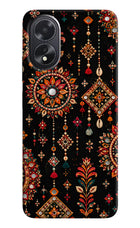 Boho Noir Oppo A18/Oppo A38 Hard Case Back Cover by Casekaro