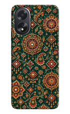 Green Pataka Oppo A18/Oppo A38 Hard Case Back Cover by Casekaro