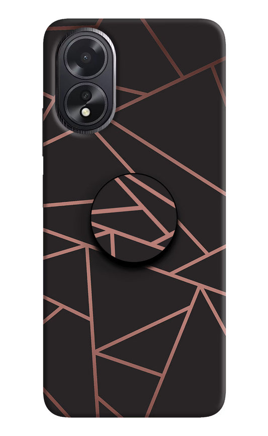 Geometric Pattern Oppo A18/Oppo A38 Pop Case by Casekaro