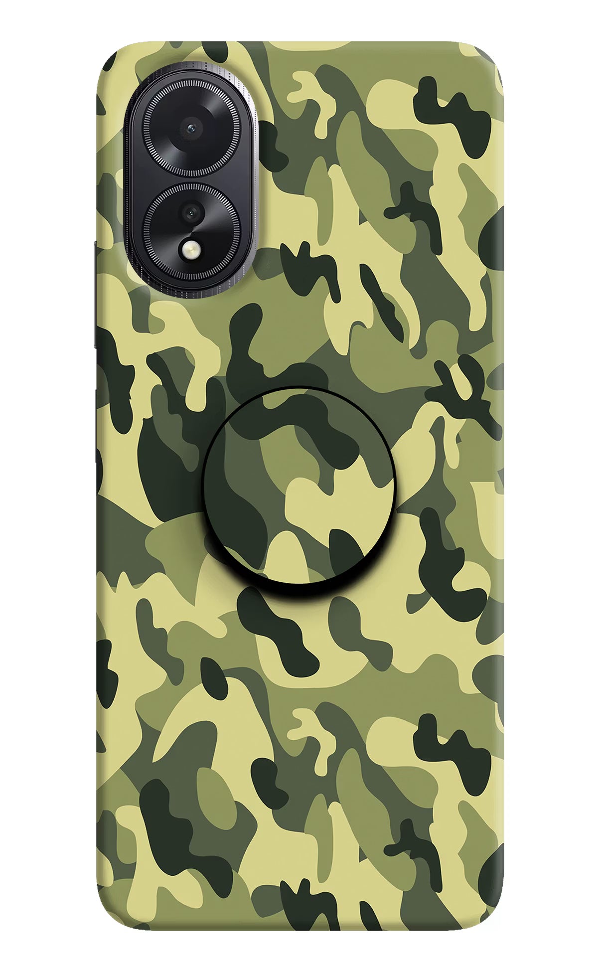 Camouflage Oppo A18/Oppo A38 Pop Case by Casekaro