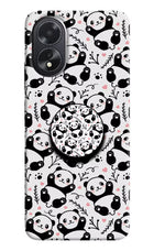 Cute Panda Oppo A18/Oppo A38 Pop Case by Casekaro