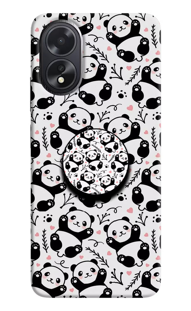 Cute Panda Oppo A18/Oppo A38 Pop Case by Casekaro