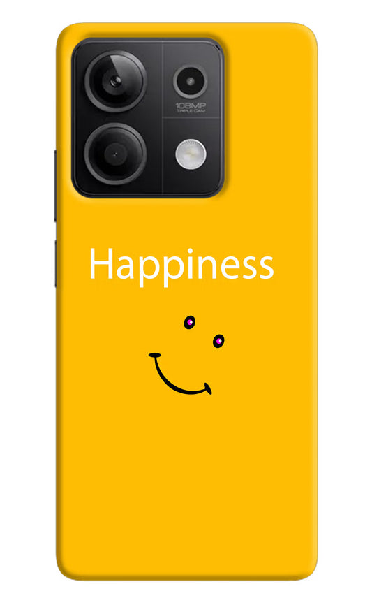 Happiness With Smiley Redmi Note 13 5G Hard Case Back Cover by Casekaro