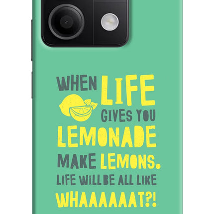 Quote Redmi Note 13 5G Hard Case Back Cover by Casekaro