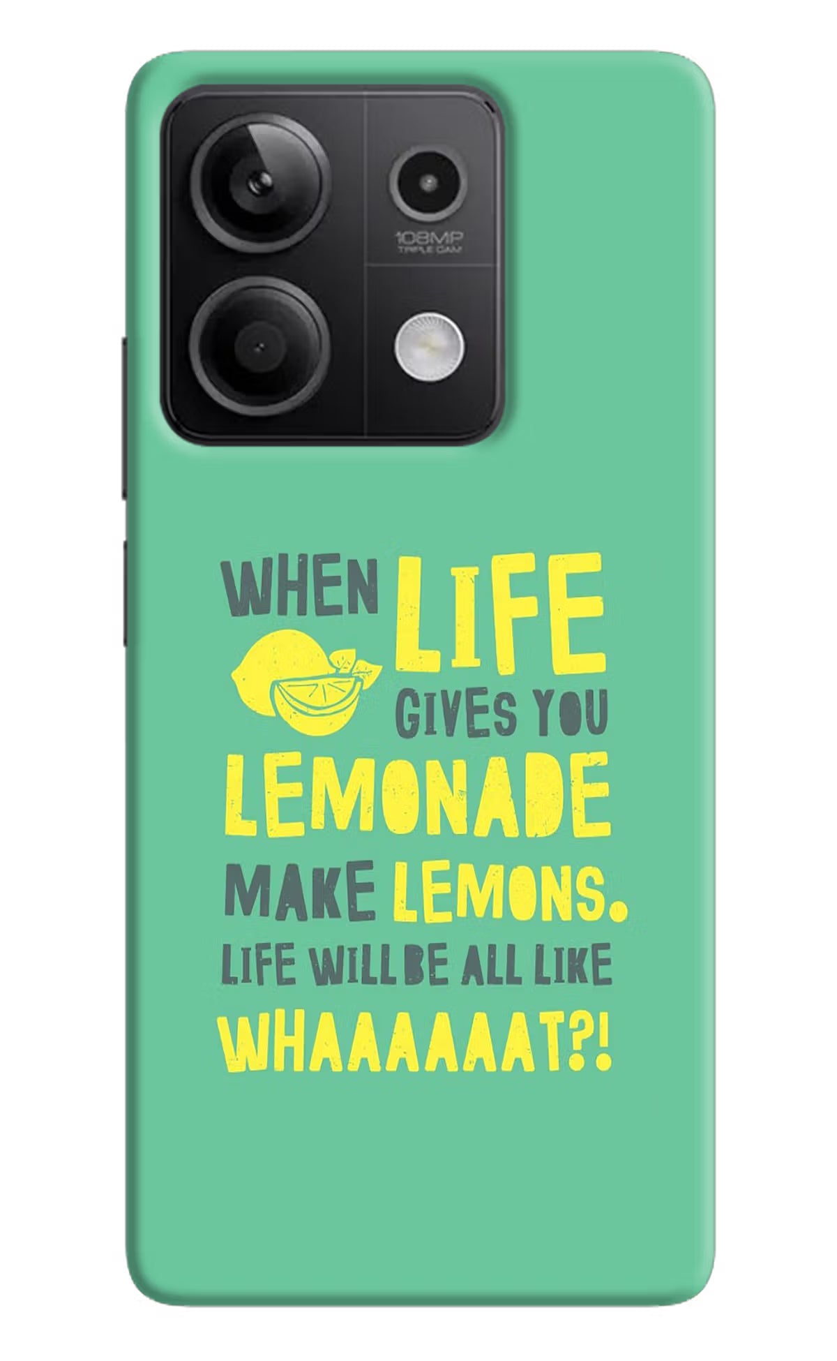 Quote Redmi Note 13 5G Hard Case Back Cover by Casekaro