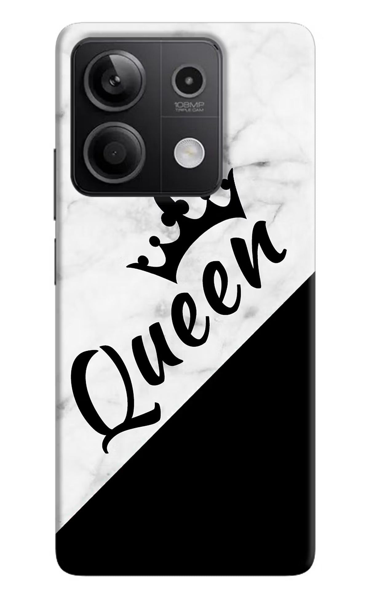 Queen Redmi Note 13 5G Hard Case Back Cover by Casekaro