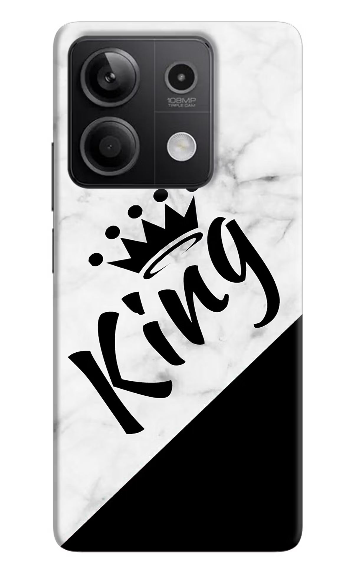 King Redmi Note 13 5G Hard Case Back Cover by Casekaro