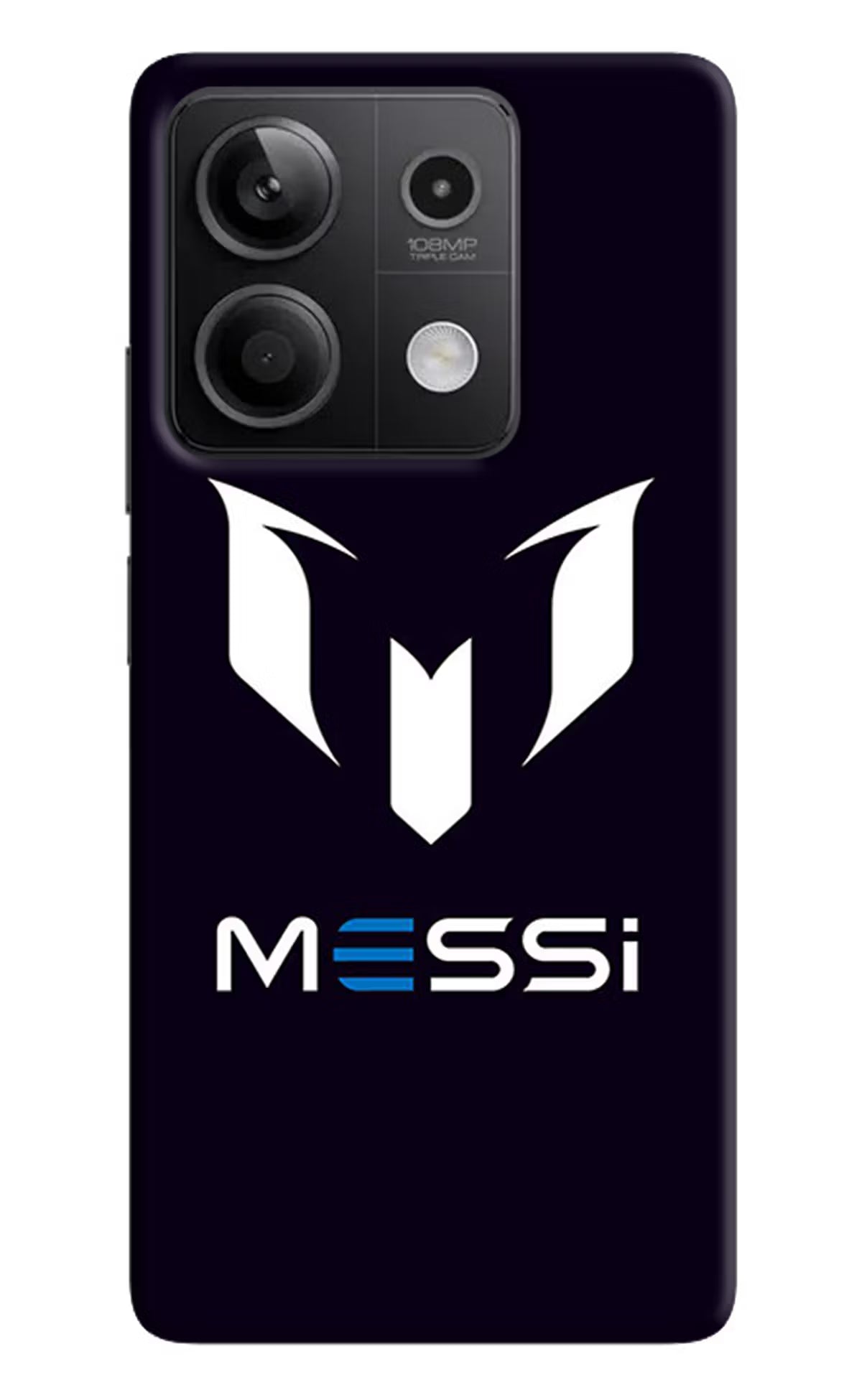 Messi Logo Redmi Note 13 5G Hard Case Back Cover by Casekaro
