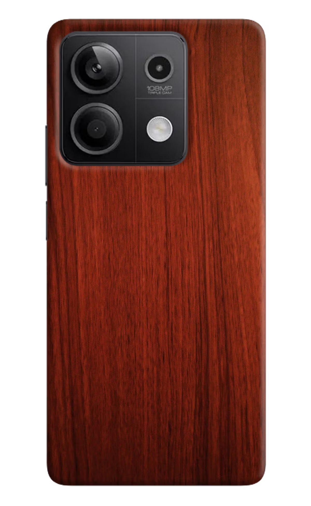 Wooden Plain Pattern Redmi Note 13 5G Hard Case Back Cover by Casekaro
