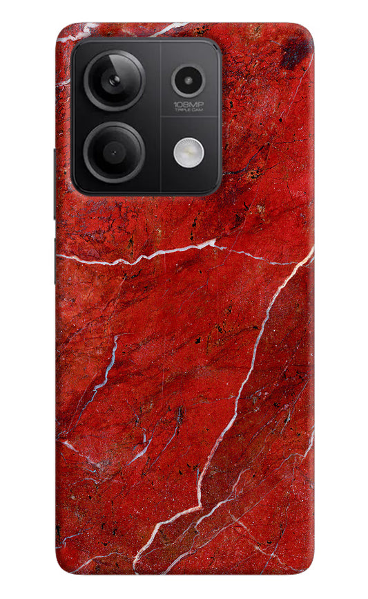 Red Marble Design Redmi Note 13 5G Hard Case Back Cover by Casekaro