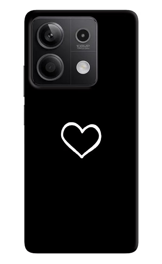 Heart Redmi Note 13 5G Hard Case Back Cover by Casekaro
