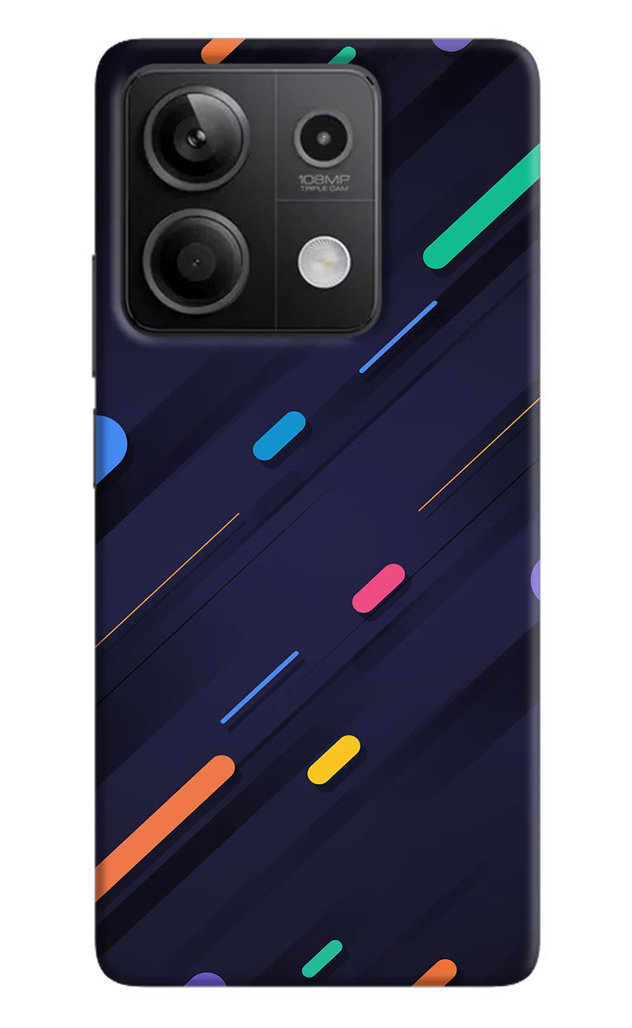Abstract Design Redmi Note 13 5G Back Cover, Hard case