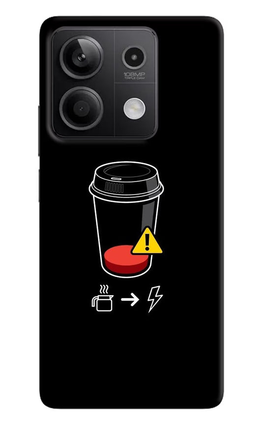 Coffee Redmi Note 13 5G Hard Case Back Cover by Casekaro