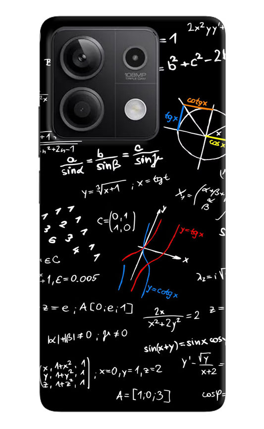 Mathematics Formula Redmi Note 13 5G Hard Case Back Cover by Casekaro