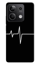 Heart Beats Redmi Note 13 5G Hard Case Back Cover by Casekaro