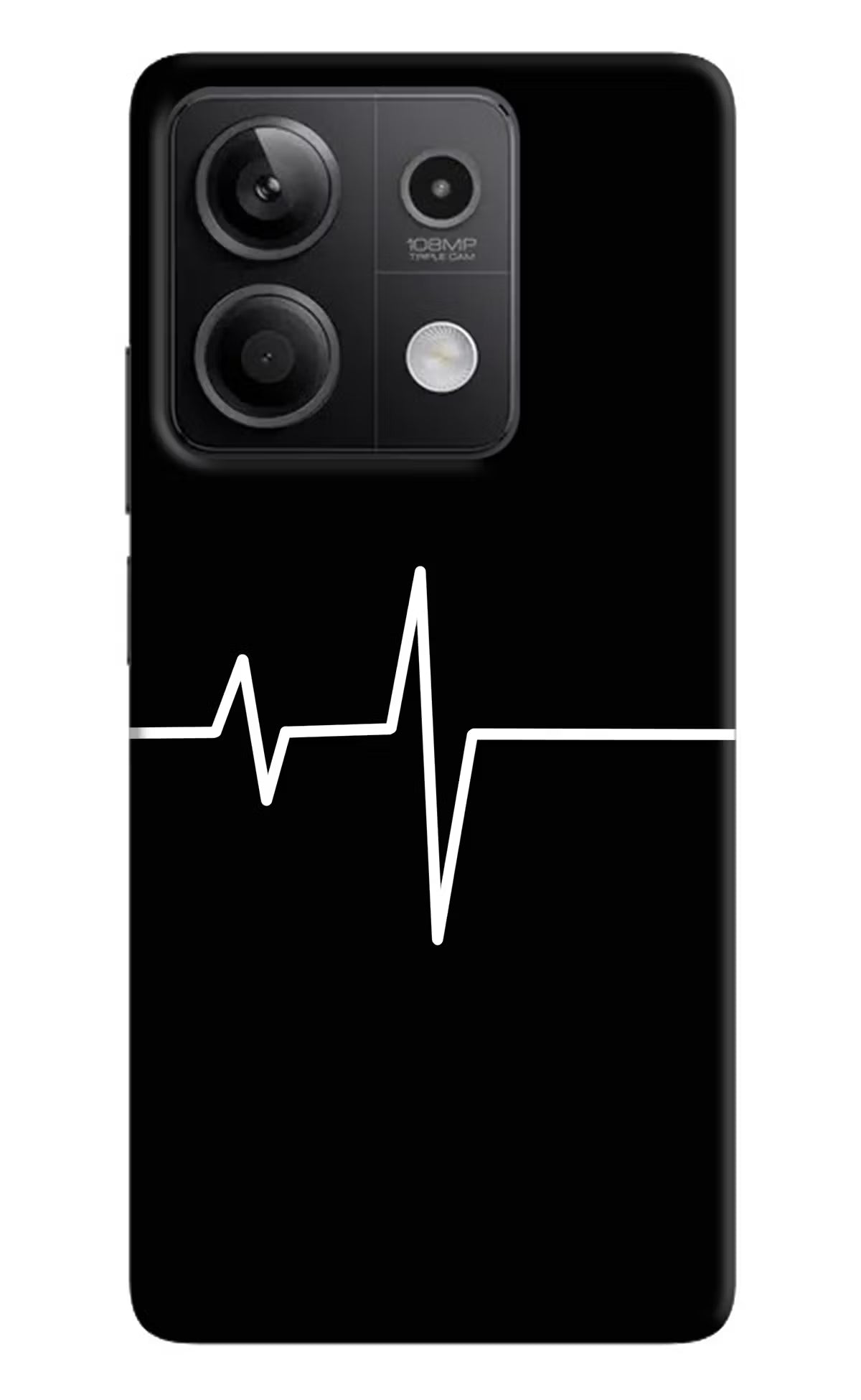 Heart Beats Redmi Note 13 5G Hard Case Back Cover by Casekaro