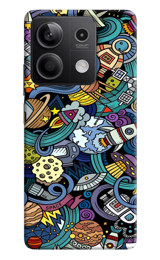 Space Abstract Redmi Note 13 5G Hard Case Back Cover by Casekaro