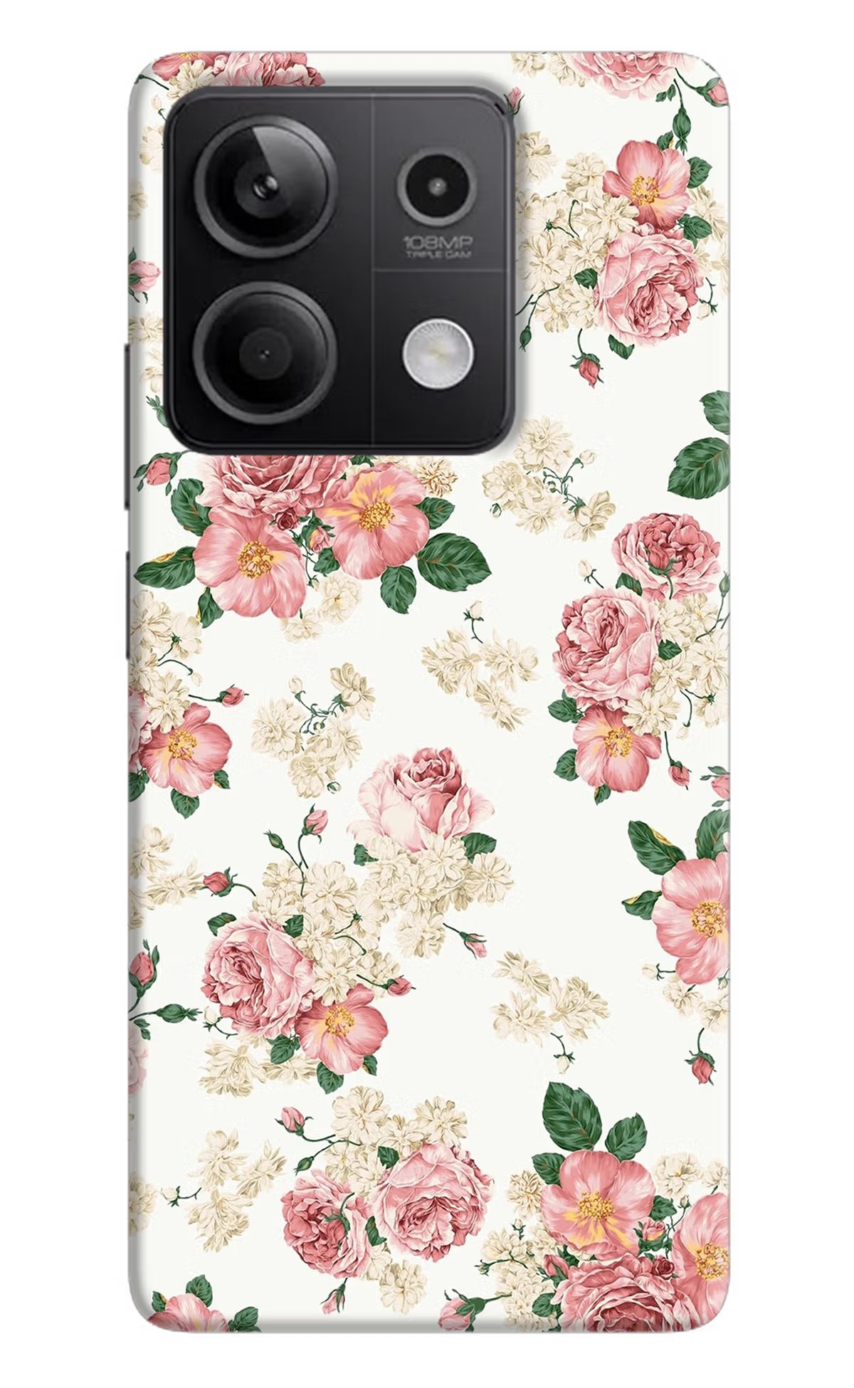 Flowers Redmi Note 13 5G Hard Case Back Cover by Casekaro
