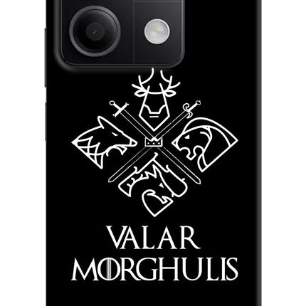 Valar Morghulis | Game Of Thrones Redmi Note 13 5G Hard Case Back Cover by Casekaro
