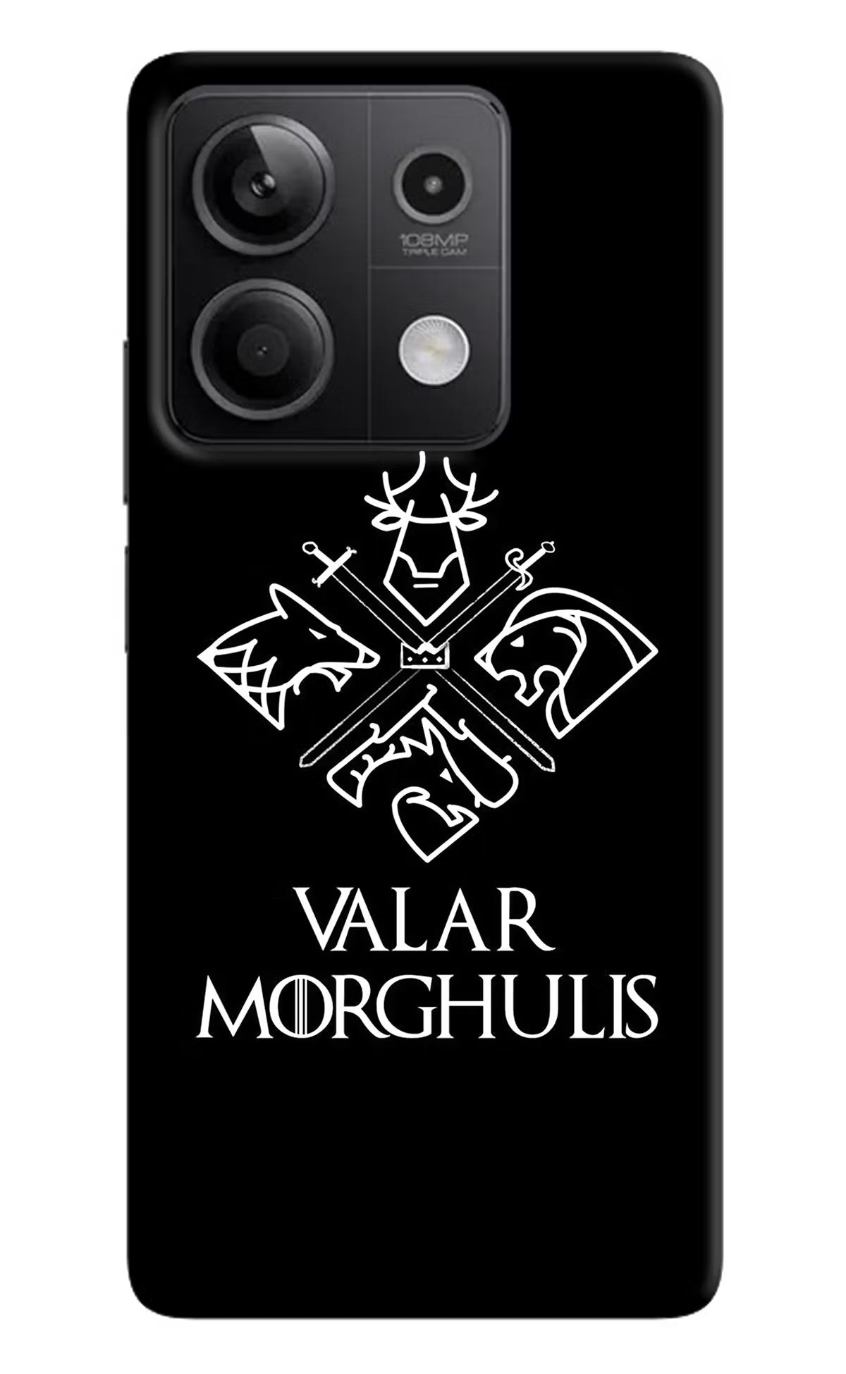 Valar Morghulis | Game Of Thrones Redmi Note 13 5G Hard Case Back Cover by Casekaro