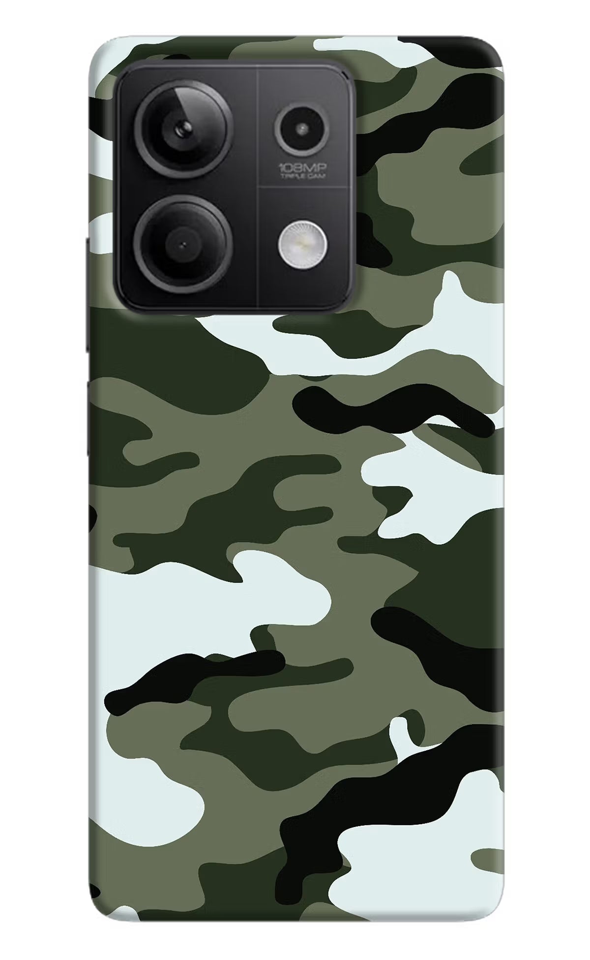 Camouflage Redmi Note 13 5G Hard Case Back Cover by Casekaro