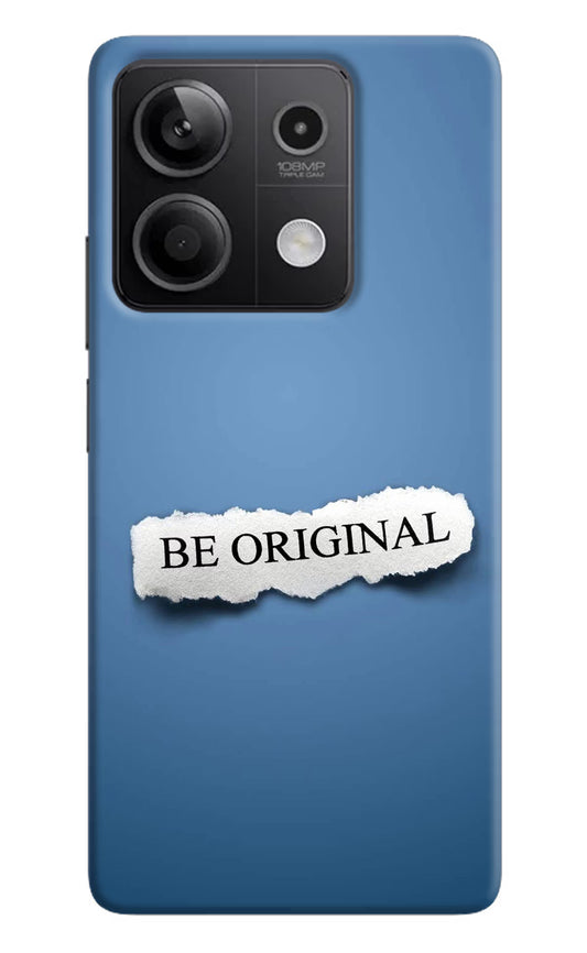 Be Original Redmi Note 13 5G Hard Case Back Cover by Casekaro