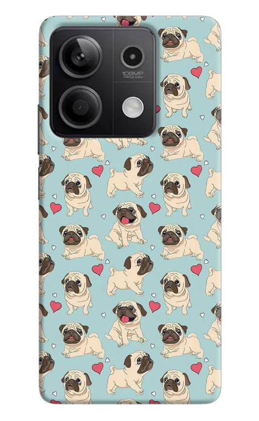Pug Dog Redmi Note 13 5G Hard Case Back Cover by Casekaro