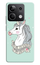 Unicorn Wallpaper Redmi Note 13 5G Hard Case Back Cover by Casekaro