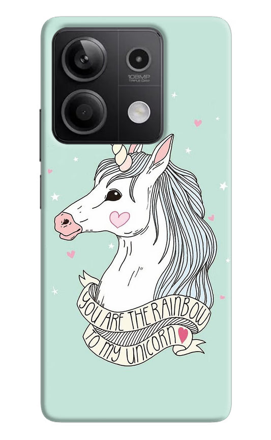 Unicorn Wallpaper Redmi Note 13 5G Hard Case Back Cover by Casekaro