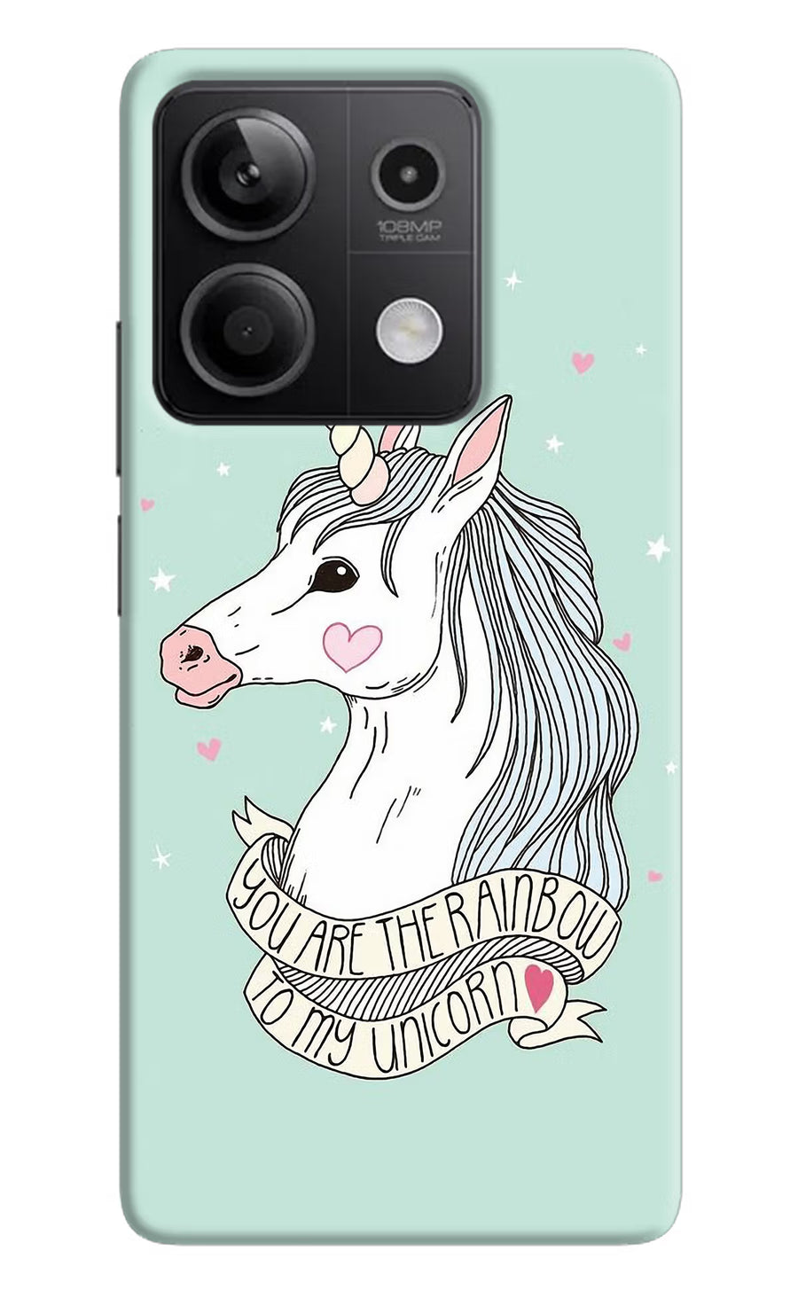 Unicorn Wallpaper Redmi Note 13 5G Back Cover, Hard case