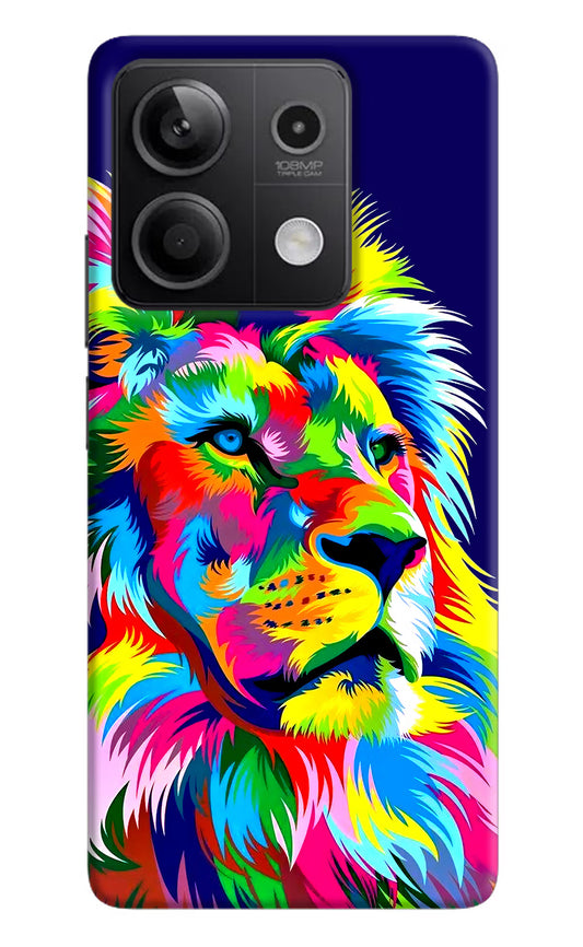 Vector Art Lion Redmi Note 13 5G Hard Case Back Cover by Casekaro