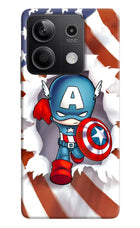 Captain America Redmi Note 13 5G Hard Case Back Cover by Casekaro