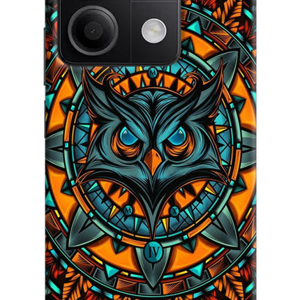 Angry Owl Art Redmi Note 13 5G Hard Case Back Cover by Casekaro