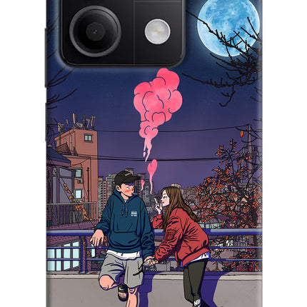 Chilling Couple Redmi Note 13 5G Hard Case Back Cover by Casekaro