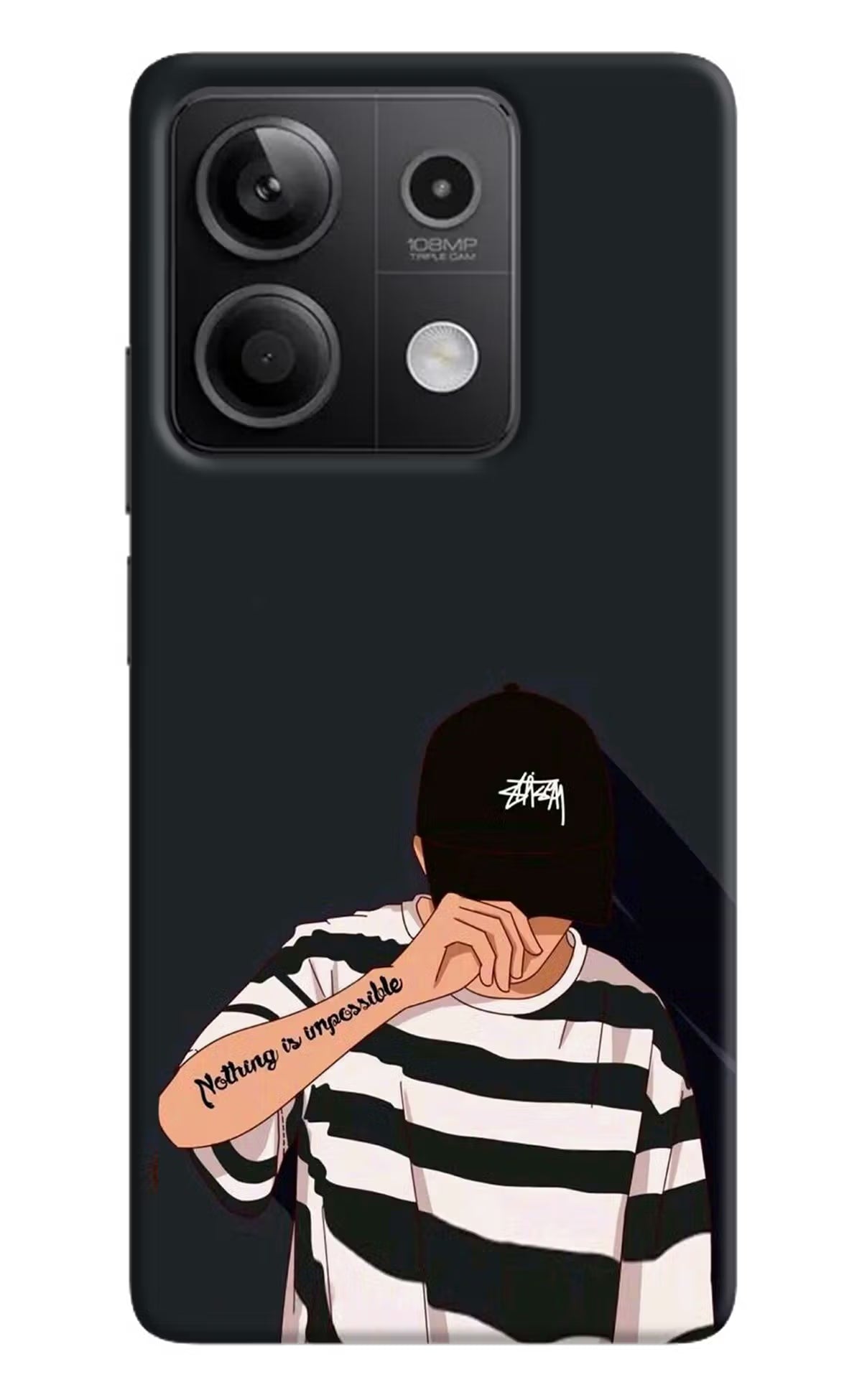 Aesthetic Boy Redmi Note 13 5G Hard Case Back Cover by Casekaro