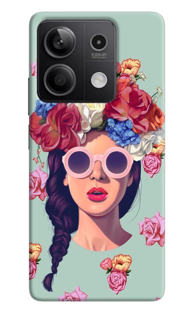 Pretty Girl Redmi Note 13 5G Hard Case Back Cover by Casekaro