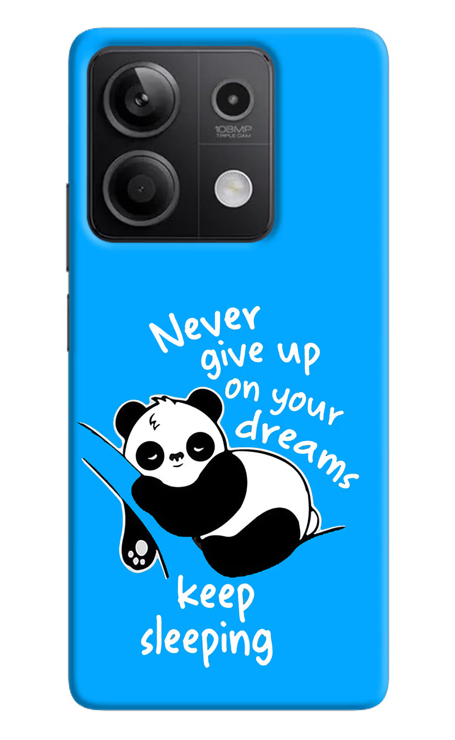 Keep Sleeping Redmi Note 13 5G Back Cover, Hard case