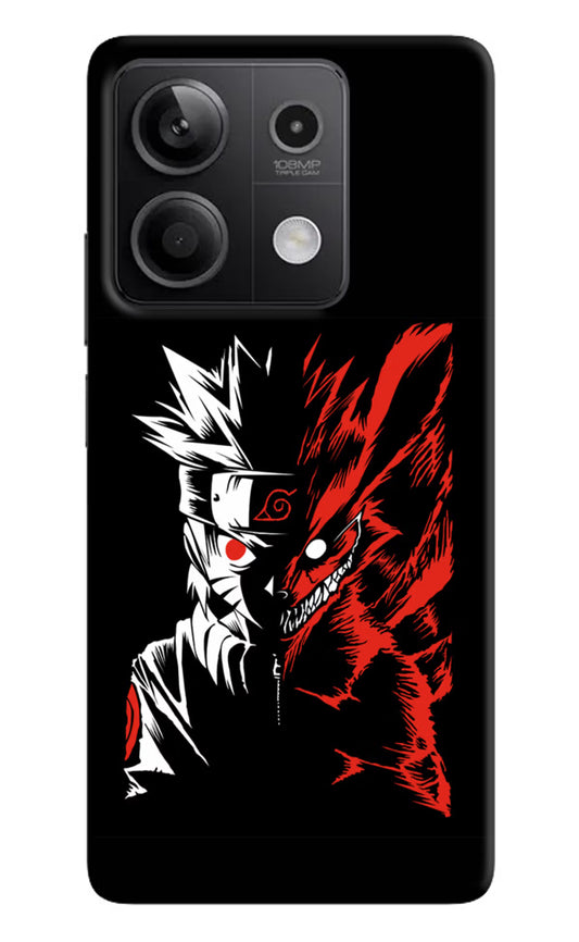 Naruto Two Face Redmi Note 13 5G Hard Case Back Cover by Casekaro