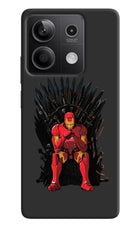 Ironman Throne Redmi Note 13 5G Hard Case Back Cover by Casekaro